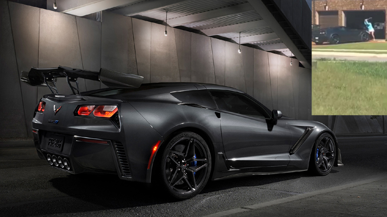 Γυναίκα διαλύει την υπέροχη Corvette ΖR1 του άντρα της